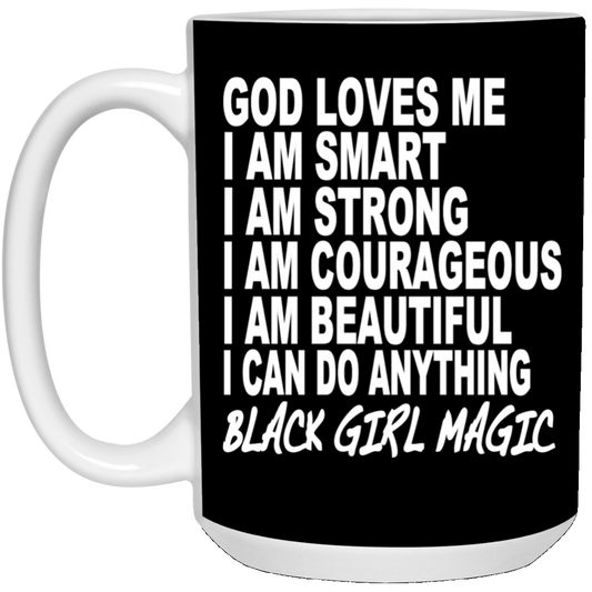 Black Girl Magic - I AM - White