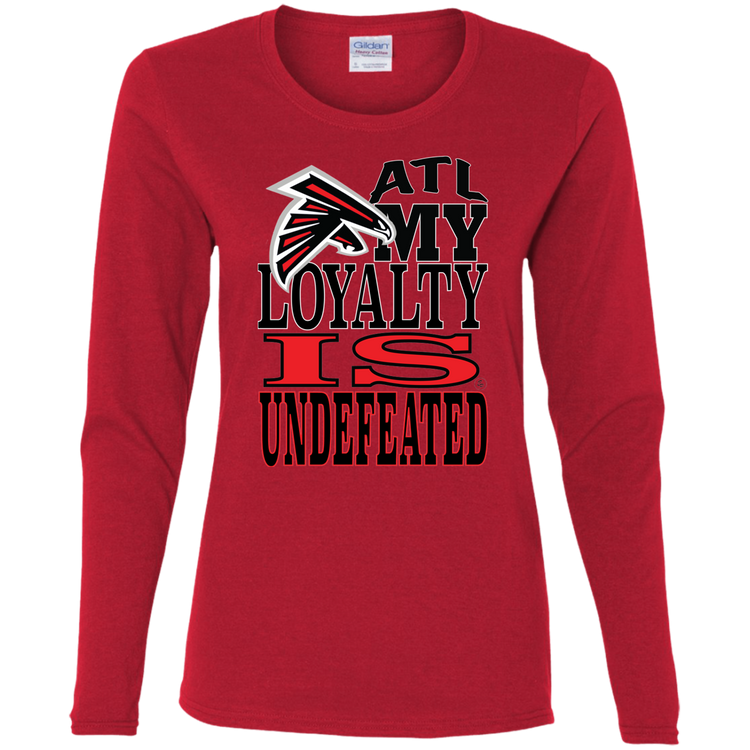 ATL Falcons Undefeated Loyalty - Women's LS Tee