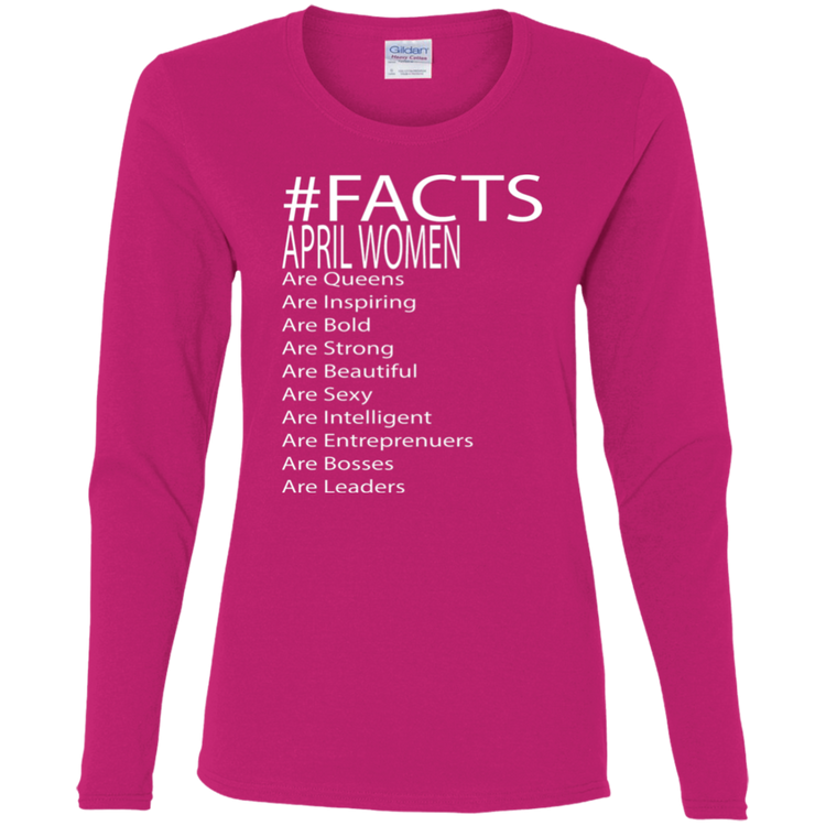 Facts - April Women - Women's LS Tee