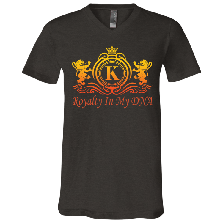 King - Royalty In My DNA - Unisex V Neck T-Shirt