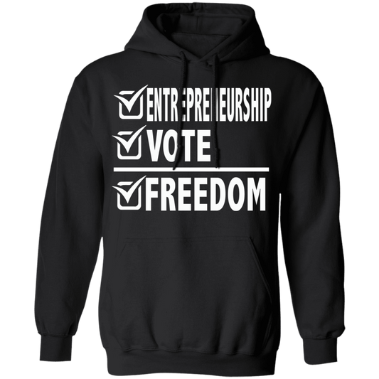 Entrepreneurship + Vote + Freedom