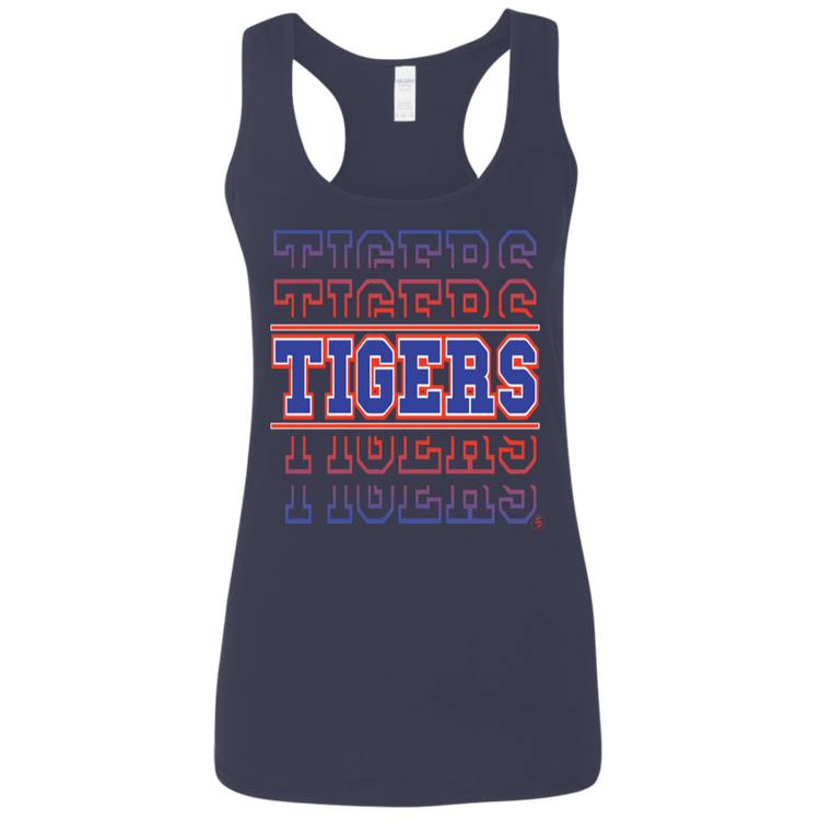 SSU - Tigers - Tigers - Tigers - Women's Softstyle Racerback Tank