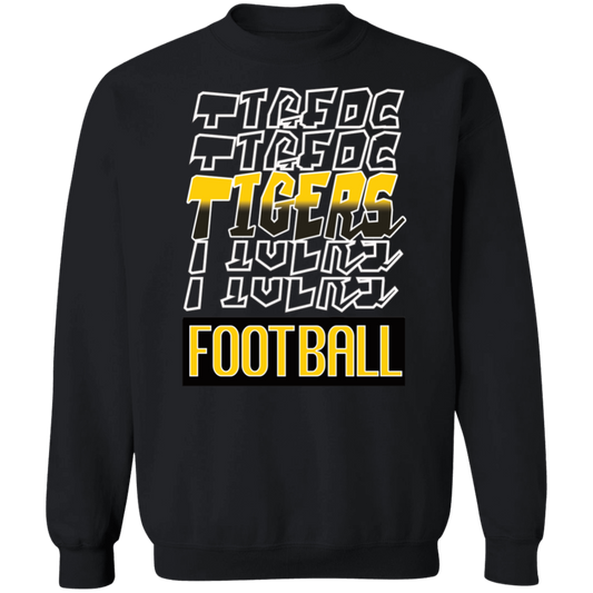 Tigers Football - Crewneck Pullover Sweatshirt