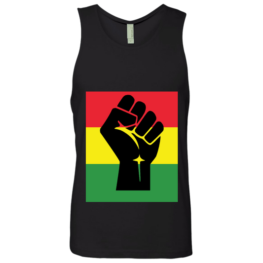 Black Fist - African Flag - Men's Tank Top