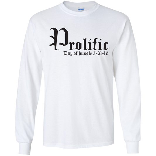 Prolific - Day of Hussle - Black - Men's LS Tee