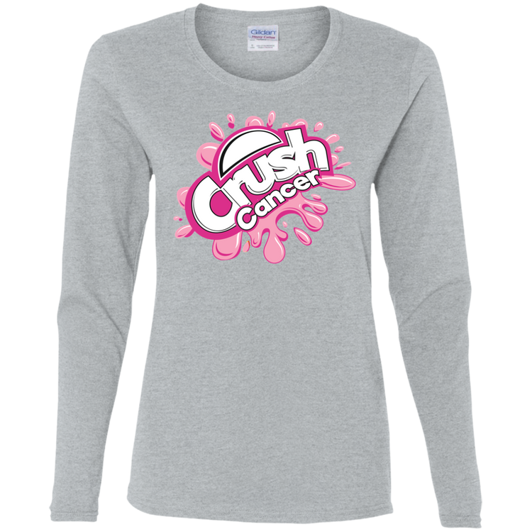 Crush-Breast Cancer - Women's LS Tee