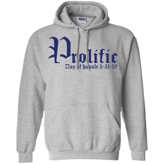 Prolific - Day of Hussle - Navy - Men's / Women's Pullover Hoodie