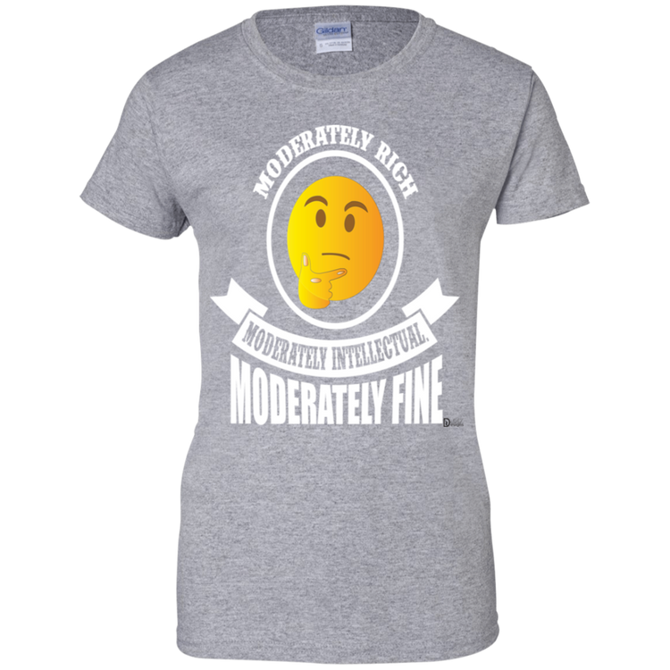 Moderately Rich - Intellectual - Fine - Women's Tee