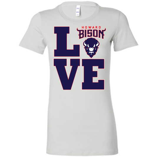 Howard BISONS - Love - Fashion Fitted Women's Favorite T-Shirt