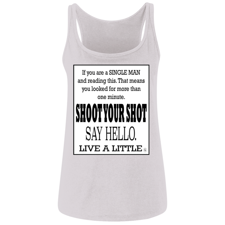 Man Shoot Your Shot - Black Label Women's Relaxed Tank