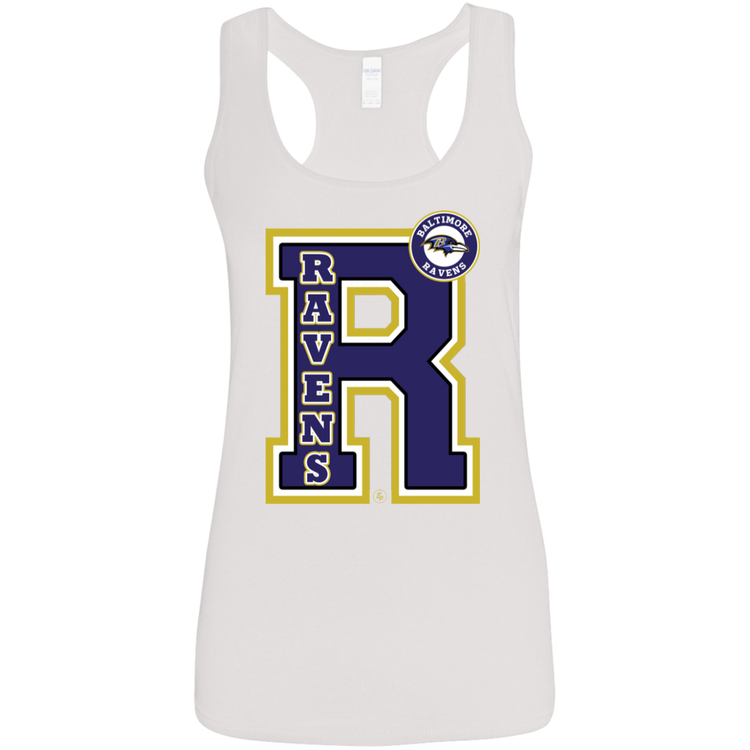 Big R - Ravens Fan - Women's Softstyle Racerback Tank