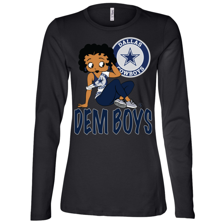 DEM Boys - Cowboys Betty - Fashion Fitted Women's Jersey LS Missy Fit