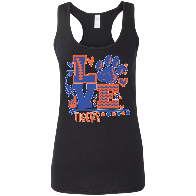 SSU - Love Tigers - Women's Softstyle Racerback Tank