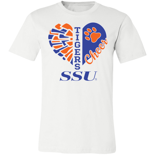 SSU - Tigers Cheer - Fashion Fitted Short-Sleeve T-Shirt