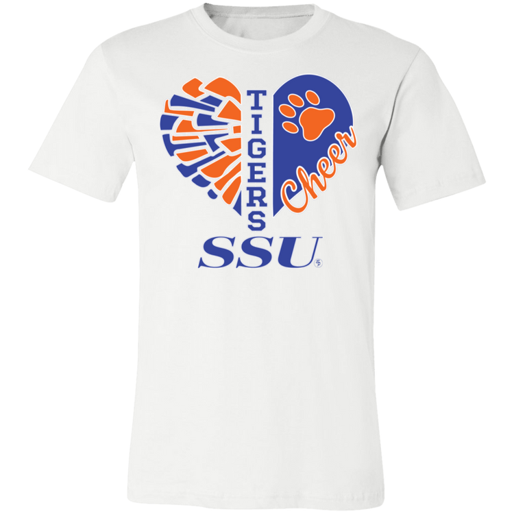 SSU - Tigers Cheer - Fashion Fitted Short-Sleeve T-Shirt