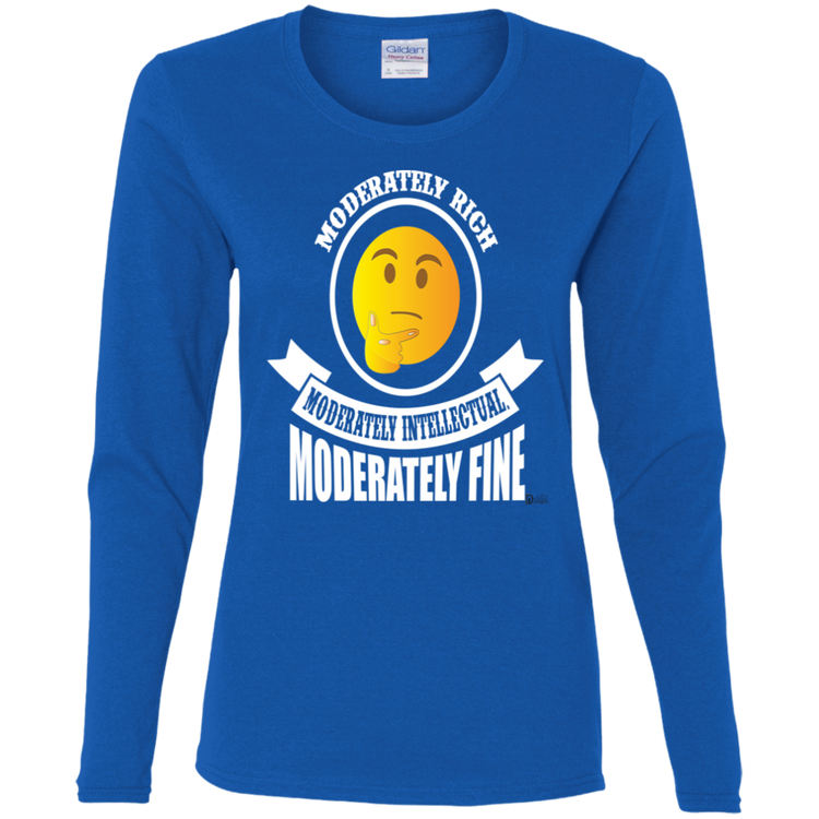 Moderately Rich - Intellectual - Fine - Women's LS Tee