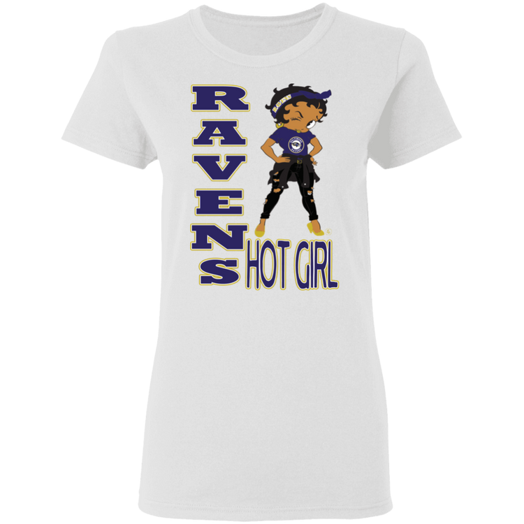 Ravens Hot Girl - Women's 5.3 oz. Tee