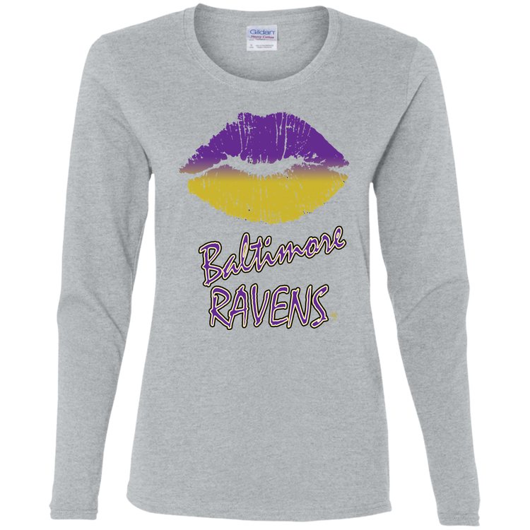 Ravens Kiss - Women's LS Tee