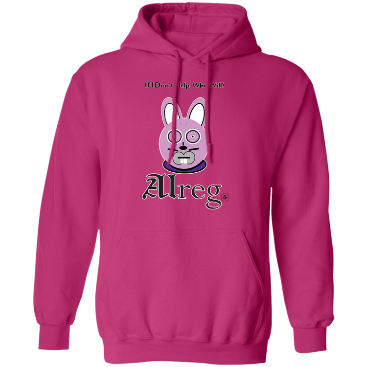 Alreg Adventures - Alreg Rabbit - If I dont help who will - Unisex Pullover Hoodie