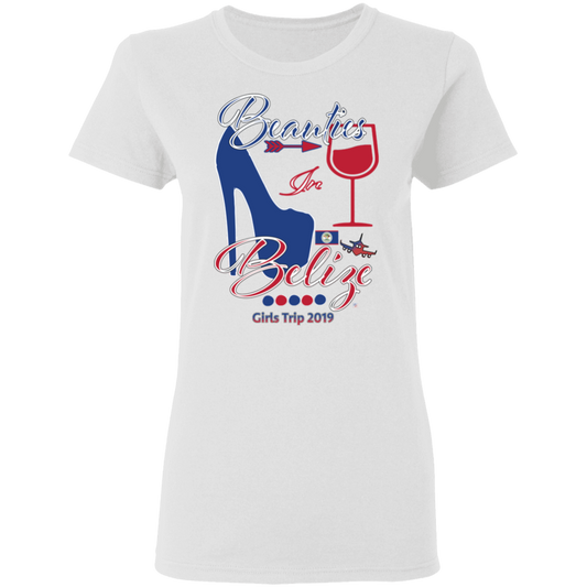 Beauties In Belize - Women's 5.3 oz. Tee