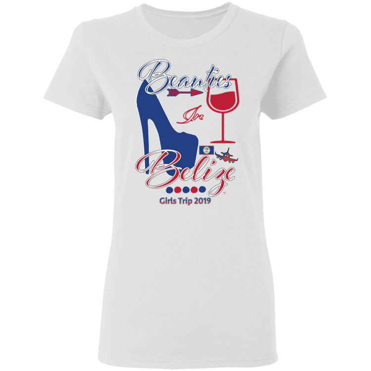 Beauties In Belize - Women's 5.3 oz. Tee