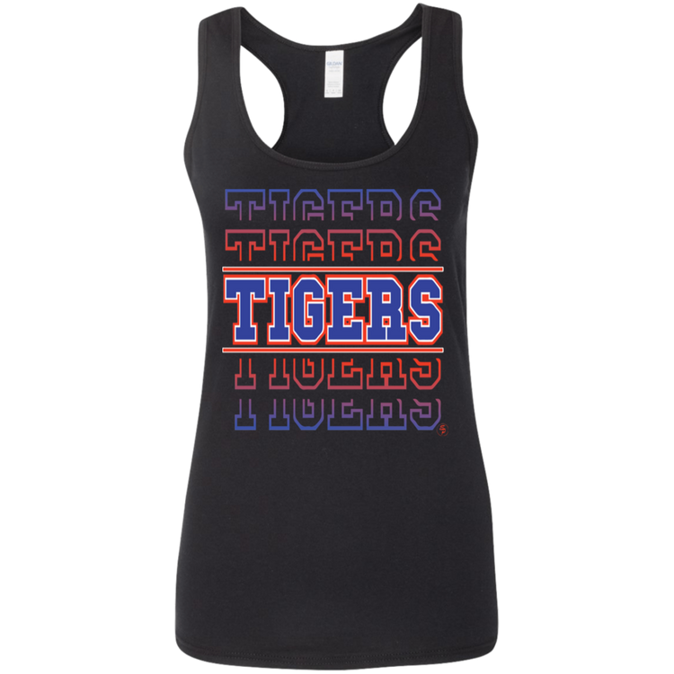 SSU - Tigers - Tigers - Tigers - Women's Softstyle Racerback Tank