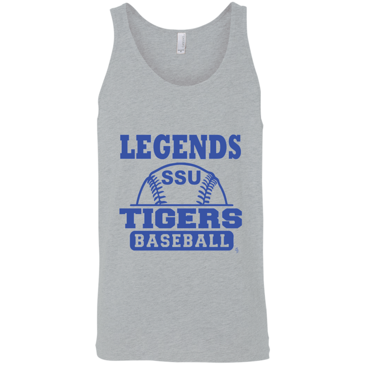 SSU - Tigers Baseball - Blue - Fashion Fitted Unisex Tank