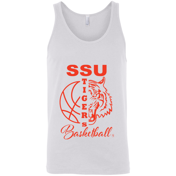 SSU - Tigers Basketball - Orange - Fashion Fitted Unisex Tank