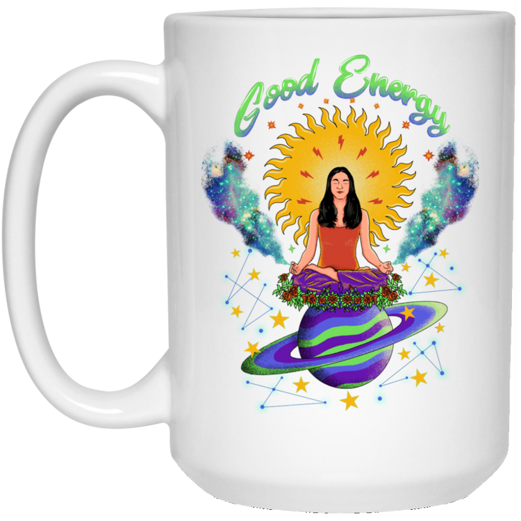 Good Energy - 21504 15 oz. White Mug