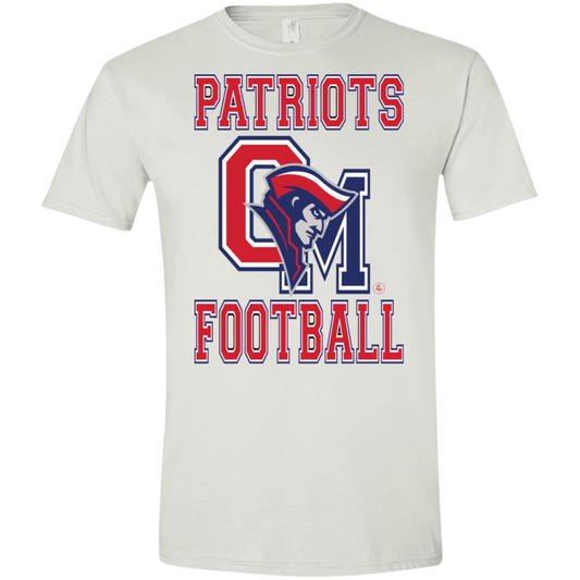 OM Patriots Football - Men's Softstyle T-Shirt