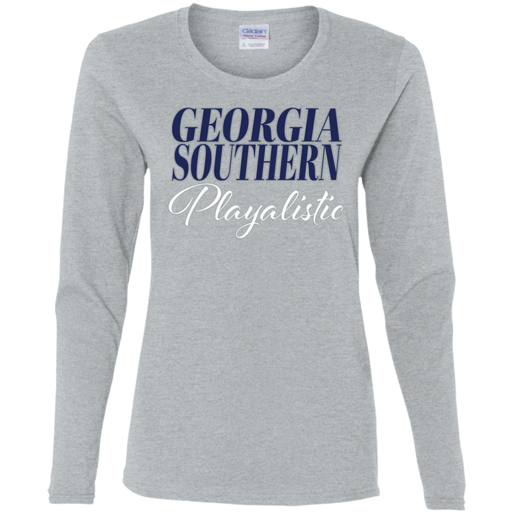 GA Southern - Southern Playalistic - Women's LS Tee