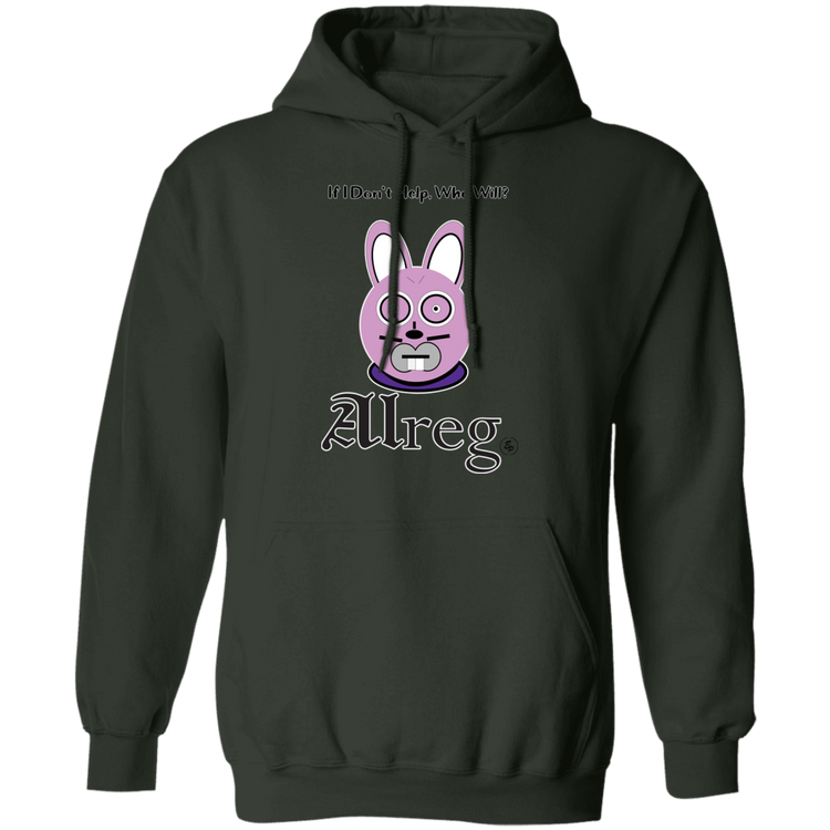 Alreg Adventures - Alreg Rabbit - If I dont help who will - Unisex Pullover Hoodie