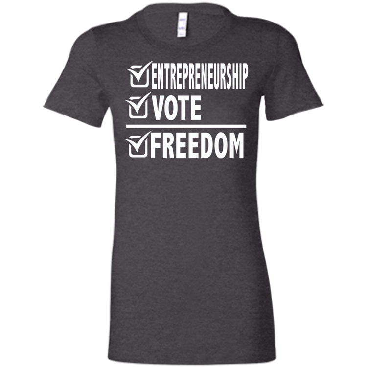 Entrepreneurship + Vote + Freedom