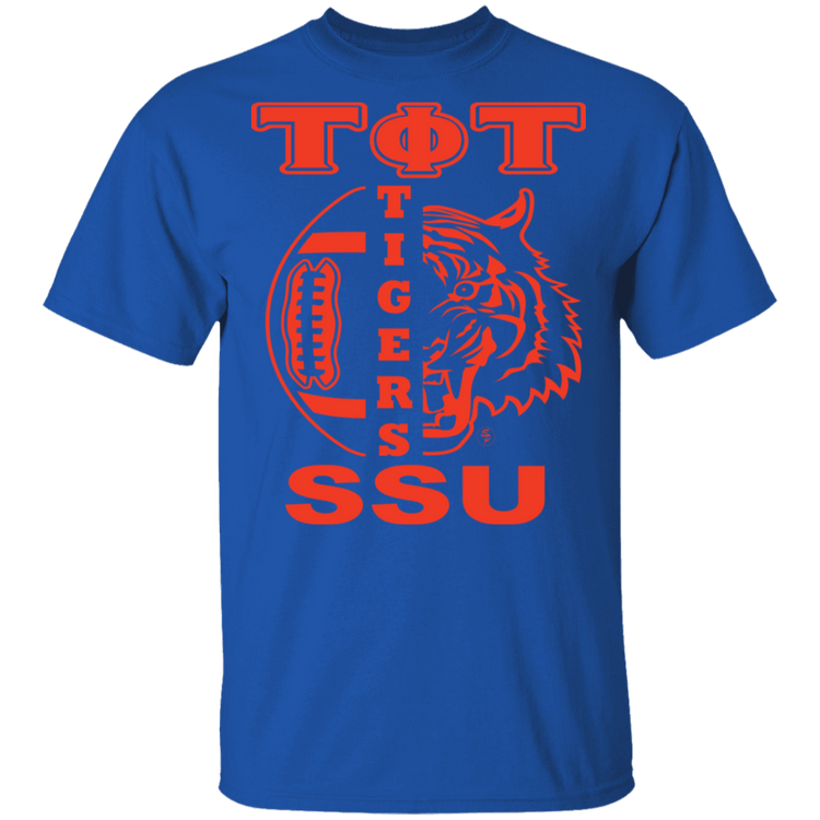 SSU - Tigers Football - Orange - Unisex  5.3 oz. T-Shirt