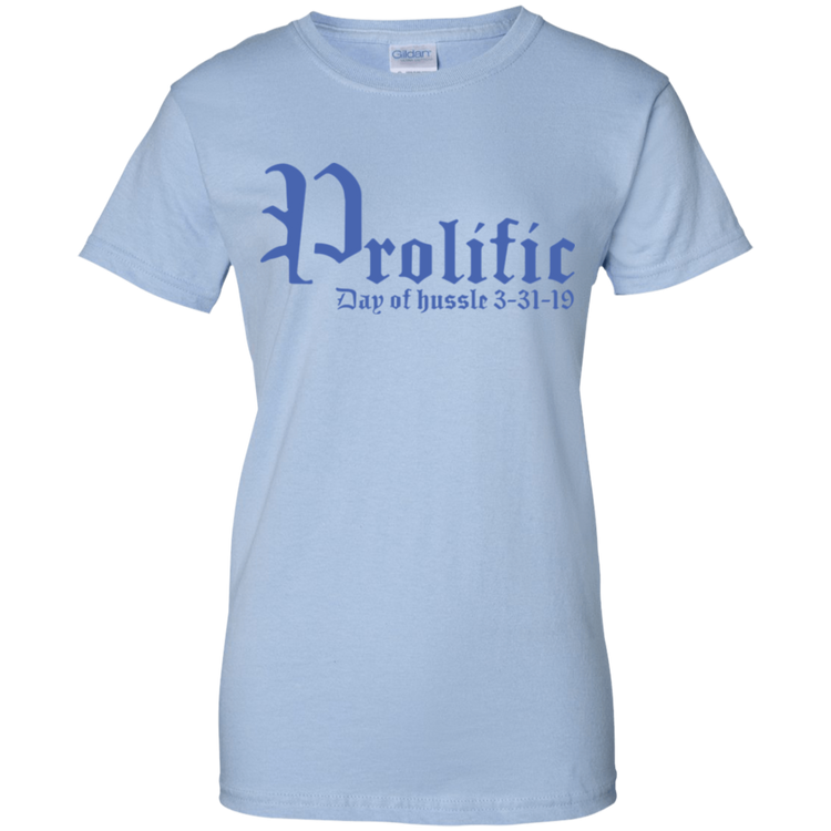 Prolific - Day of Hussle - Blue - Women's Tee