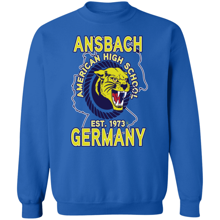 Ansbach Germany Est 1973 - Crewneck Pullover Sweatshirt