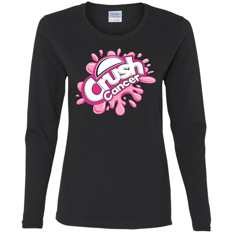 Crush-Breast Cancer - Women's LS Tee