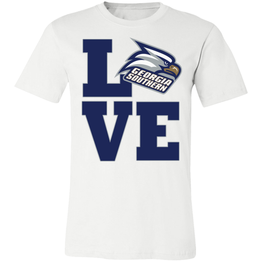 GA Southern - Alumni LOVE - Fashion Fitted Short-Sleeve T-Shirt