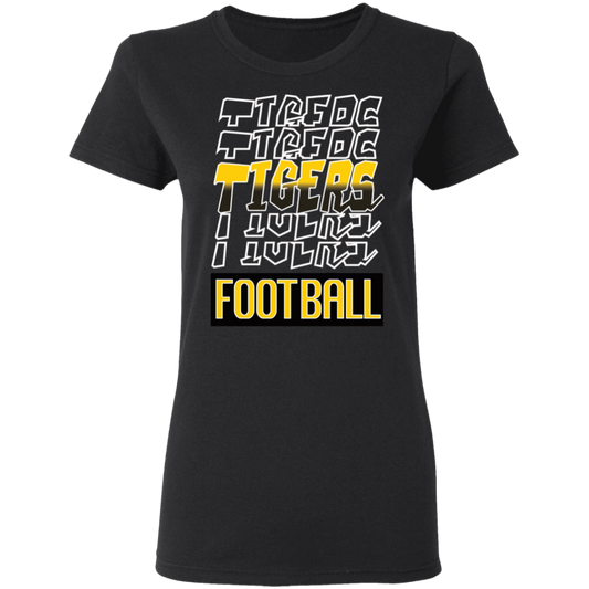 Tigers Football - Women's 5.3 oz. Tee