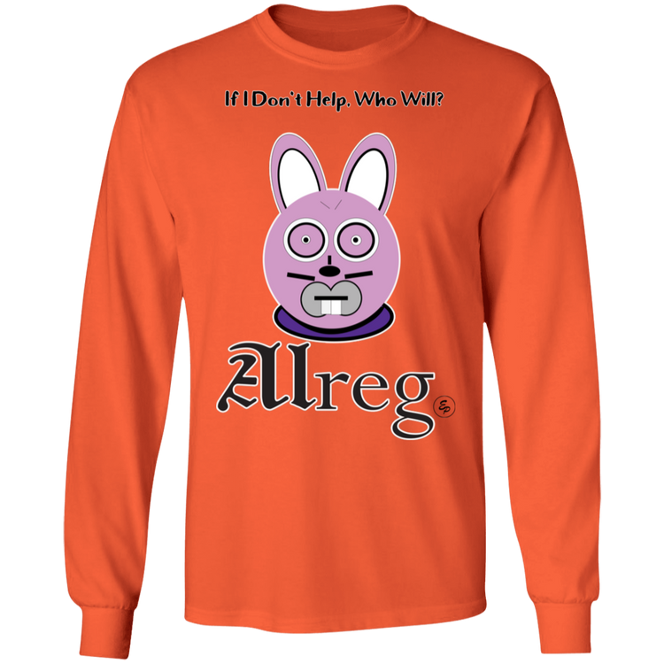 Alreg Adventures - Alreg Rabbit - If I dont help who will - Men's LS Tee