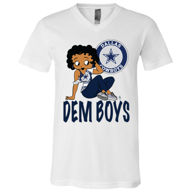 DEM Boys - Cowboys Betty - Fashion Fitted Men's V-Neck T-Shirt