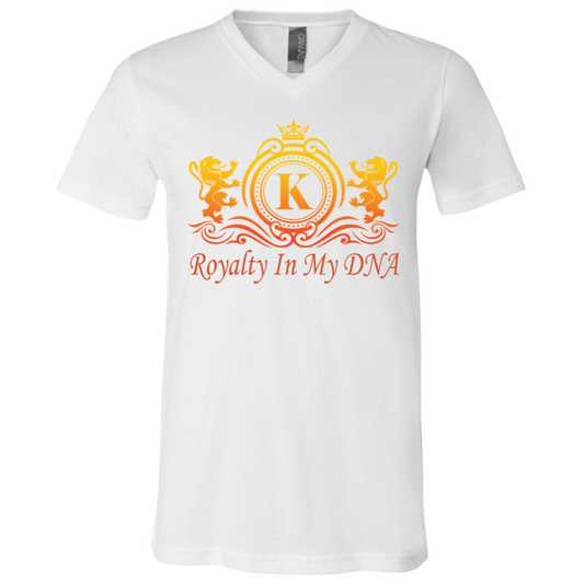 King - Royalty In My DNA - Unisex V Neck T-Shirt