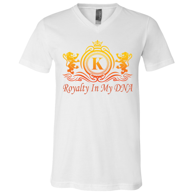 King - Royalty In My DNA - Unisex V Neck T-Shirt