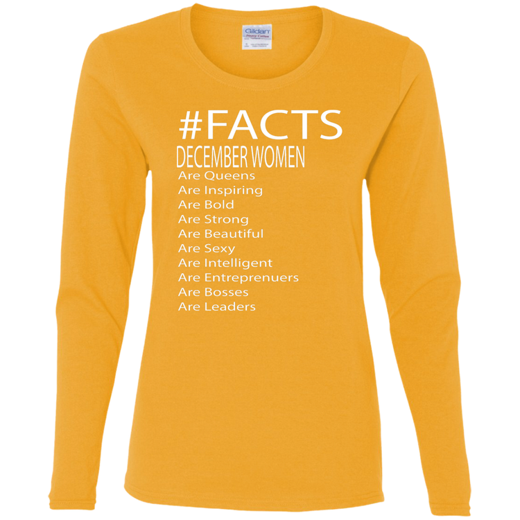 Facts - December Women - Women's LS Tee