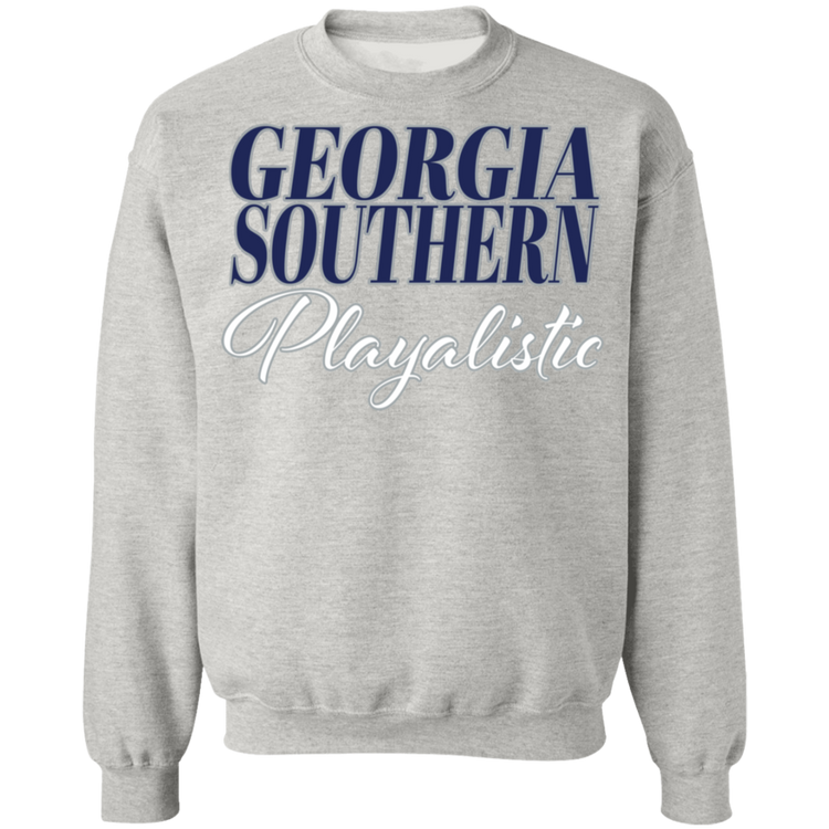 GA Southern - Southern Playalistic - Crewneck Pullover Sweatshirt  8 oz.