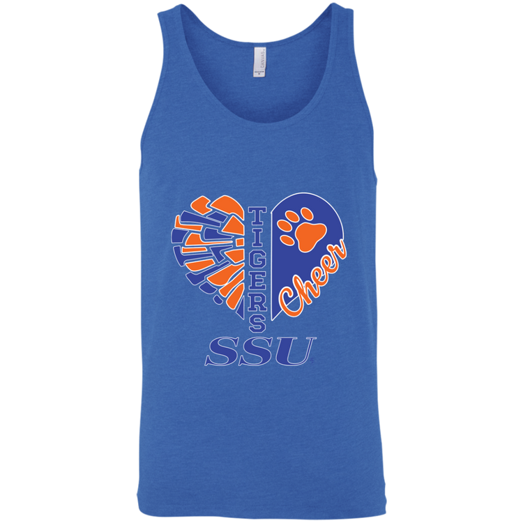 SSU - Tigers Cheer - Fashion Fitted Unisex Tank