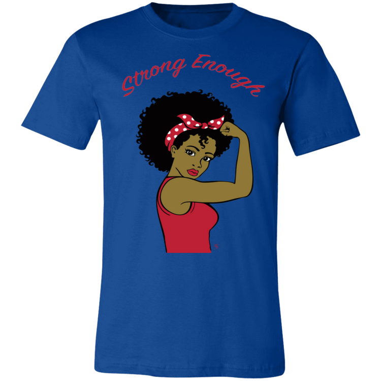 Strong Woman - Fashion Fitted Unisex Jersey Short-Sleeve T-Shirt