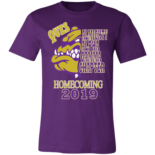 Alpha Gamma Ques - HC2019 - Fitted Unisex T-Shirt