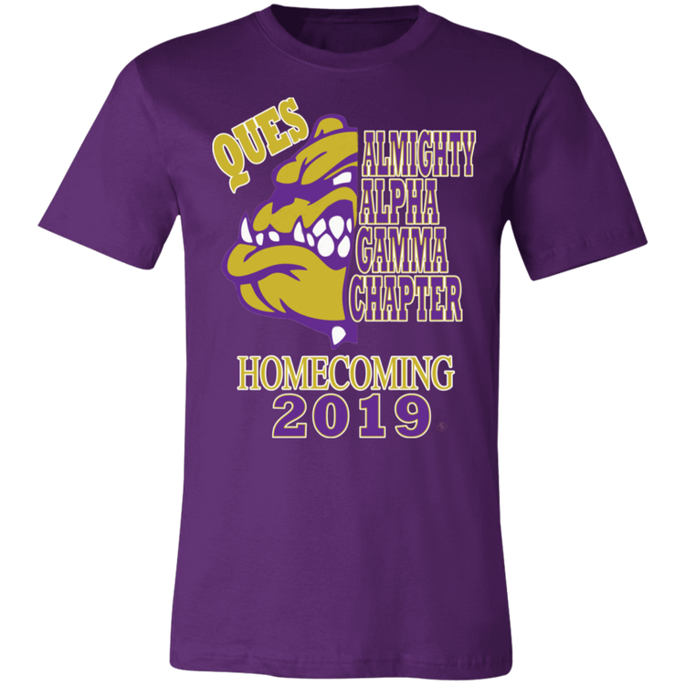 Alpha Gamma Ques - HC2019 - Fitted Unisex T-Shirt