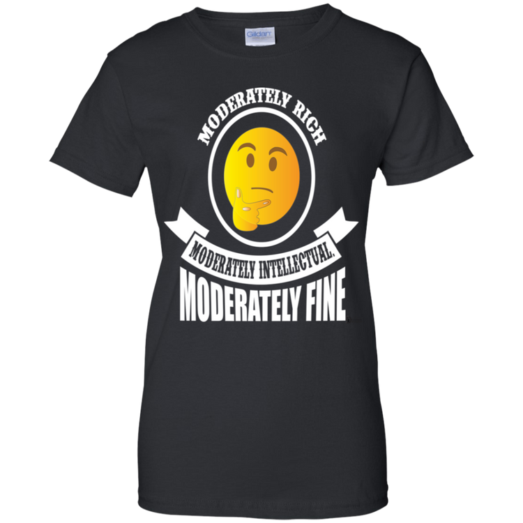 Moderately Rich - Intellectual - Fine - Women's Tee